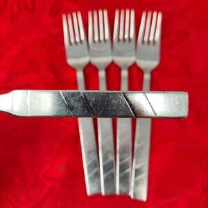 5X DF Reed & Barton Ahnda Dinner Fork Relacraft Stainless Japan